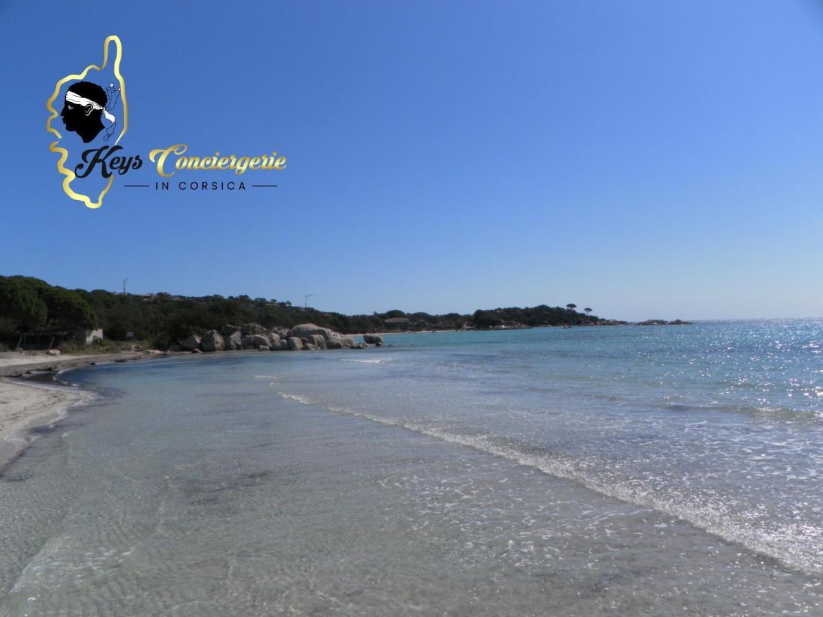 Residence Cala Sultana N62 - 4 Pers Avec Piscine Chauffee- Acces Prive A La Plage De Santa Giulia بورتو فيكشْيو المظهر الخارجي الصورة
