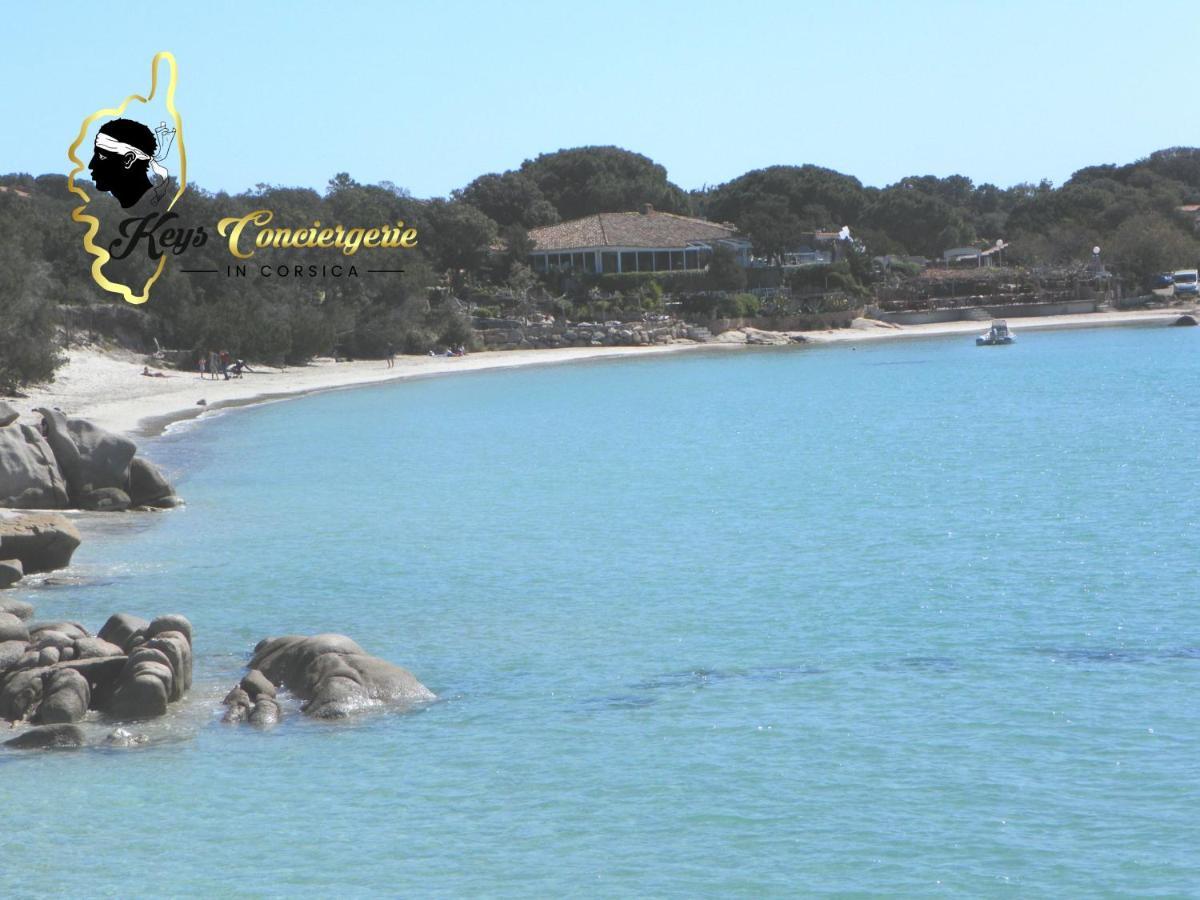 Residence Cala Sultana N62 - 4 Pers Avec Piscine Chauffee- Acces Prive A La Plage De Santa Giulia بورتو فيكشْيو المظهر الخارجي الصورة