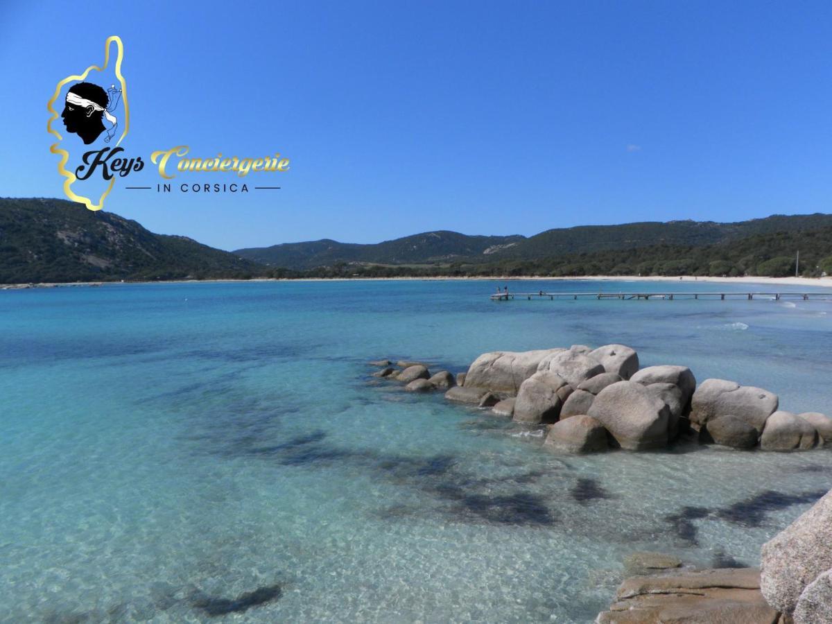 Residence Cala Sultana N62 - 4 Pers Avec Piscine Chauffee- Acces Prive A La Plage De Santa Giulia بورتو فيكشْيو المظهر الخارجي الصورة