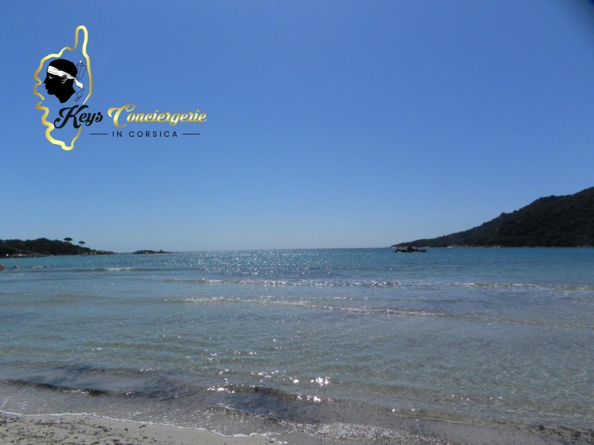Residence Cala Sultana N62 - 4 Pers Avec Piscine Chauffee- Acces Prive A La Plage De Santa Giulia بورتو فيكشْيو المظهر الخارجي الصورة
