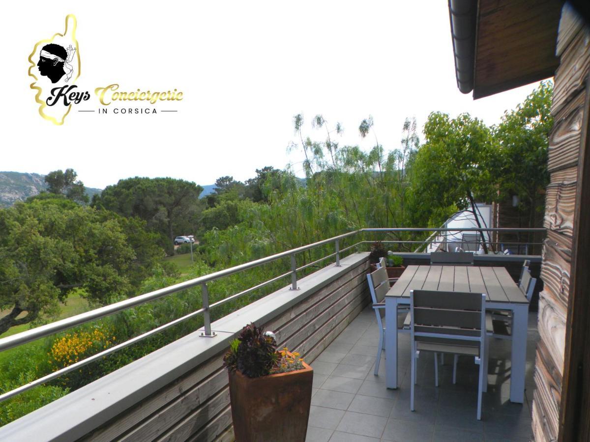 Residence Cala Sultana N62 - 4 Pers Avec Piscine Chauffee- Acces Prive A La Plage De Santa Giulia بورتو فيكشْيو المظهر الخارجي الصورة