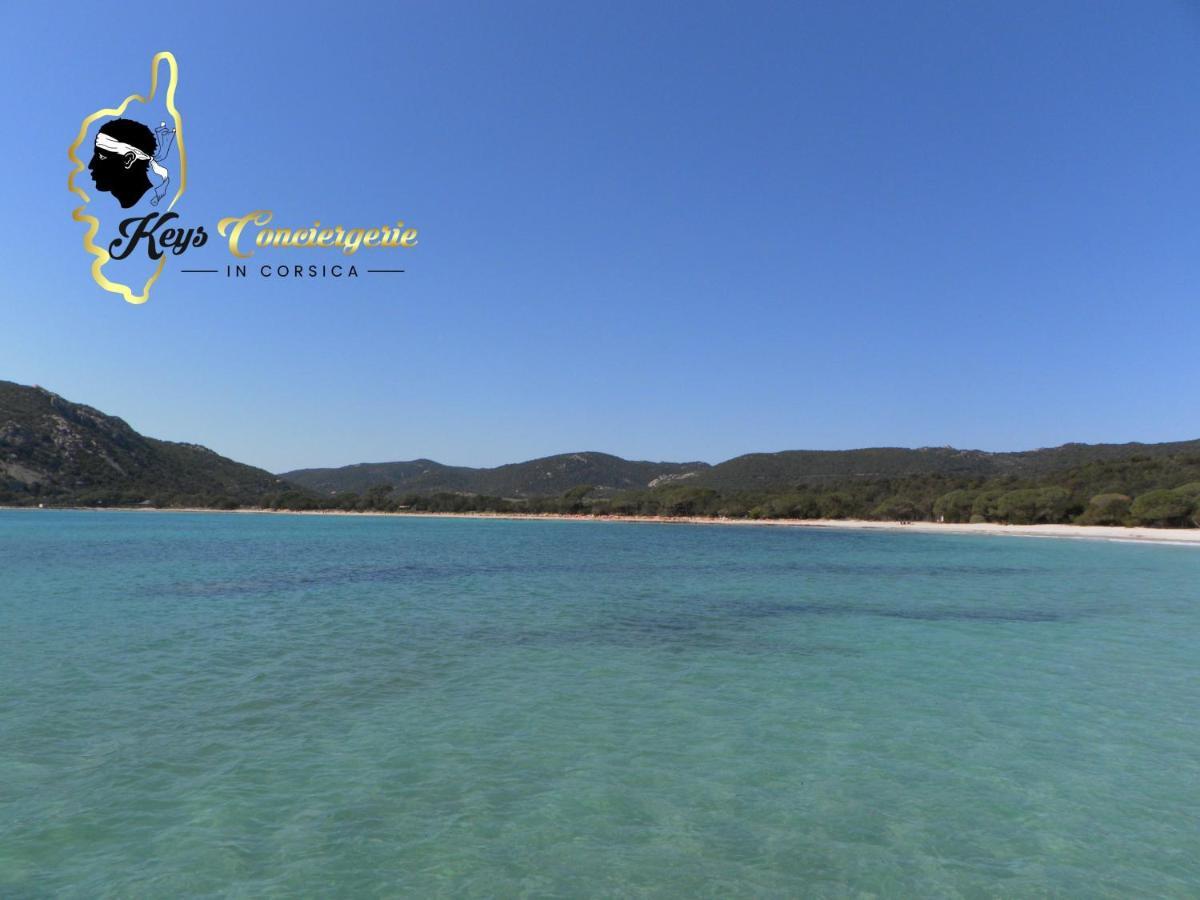 Residence Cala Sultana N62 - 4 Pers Avec Piscine Chauffee- Acces Prive A La Plage De Santa Giulia بورتو فيكشْيو المظهر الخارجي الصورة